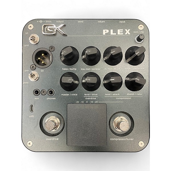 a*a様 Gallien-Krueger PLEX ベース用エフェクター　ジャン Gallien-Krueger PLEX Bass Preamp EQ Overdrive & Tuner Effect