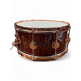 Used DW 6.5X14 Neil Peart Time Machine Snare Neil Peart Time Machine Custom Finish Drum