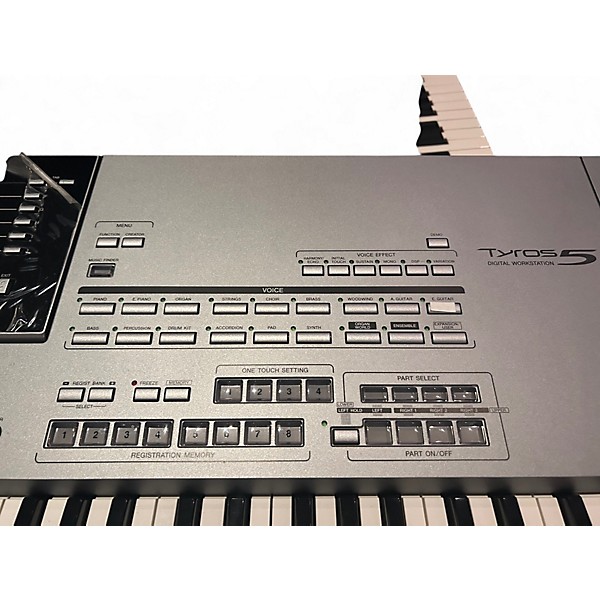 Used Yamaha Tyros 5 76 Key Arranger Keyboard
