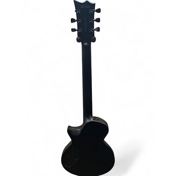 Used ESP LTD EC Black Metal Matte Black Solid Body Electric Guitar