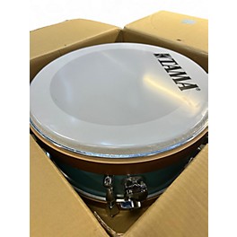 Used TAMA 2 Piece CLUB JAM MINI Metallic Aqua Marine Drum Kit