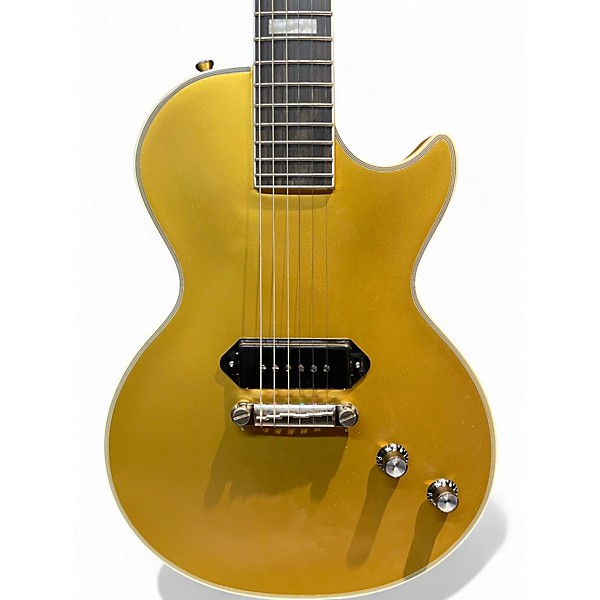 Used Epiphone Jared James Nichols “Gold Glory” Les Paul Custom Gold Solid Body Electric Guitar