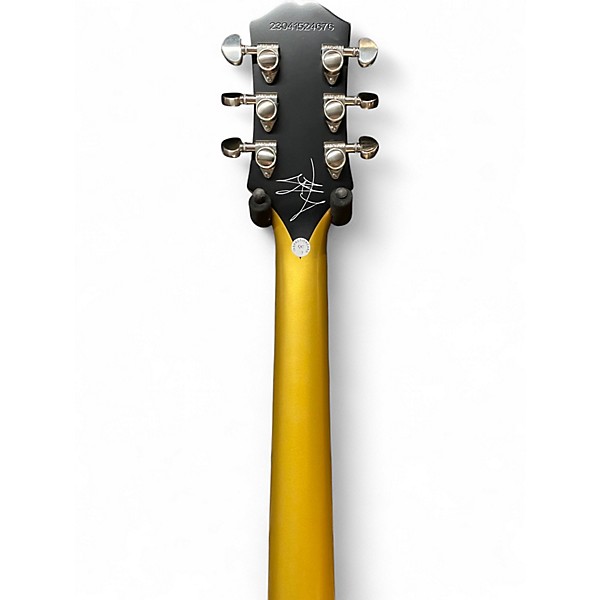 Used Epiphone Jared James Nichols “Gold Glory” Les Paul Custom Gold Solid Body Electric Guitar