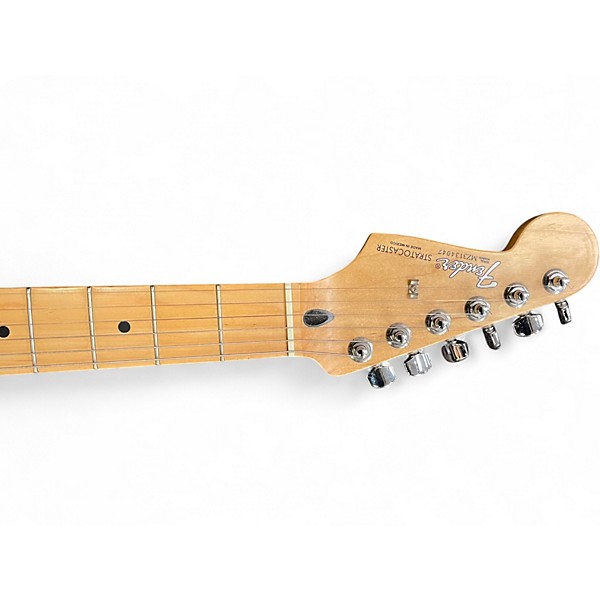 Used Fender Standard Stratocaster Left Handed Black Electric Guitar