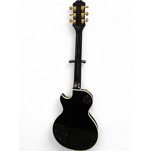 Used Epiphone Les Paul Custom Blackback Antique Ivory Solid Body Electric Guitar