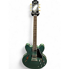 Used 2022 Epiphone ES355 Inverness Green Hollow Body Electric Guitar