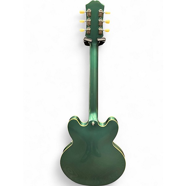 Used 2022 Epiphone ES355 Inverness Green Hollow Body Electric Guitar