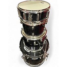 Used SPL 5 Piece SHELL PACK Black Drum Kit