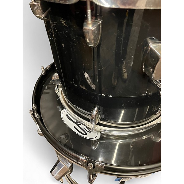 Used SPL 5 Piece SHELL PACK Black Drum Kit