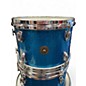 Vintage 1960s Gretsch Drums 4 Piece ROCK AND ROLL ROUND BADGE BLUE SPARKLE Drum Kit