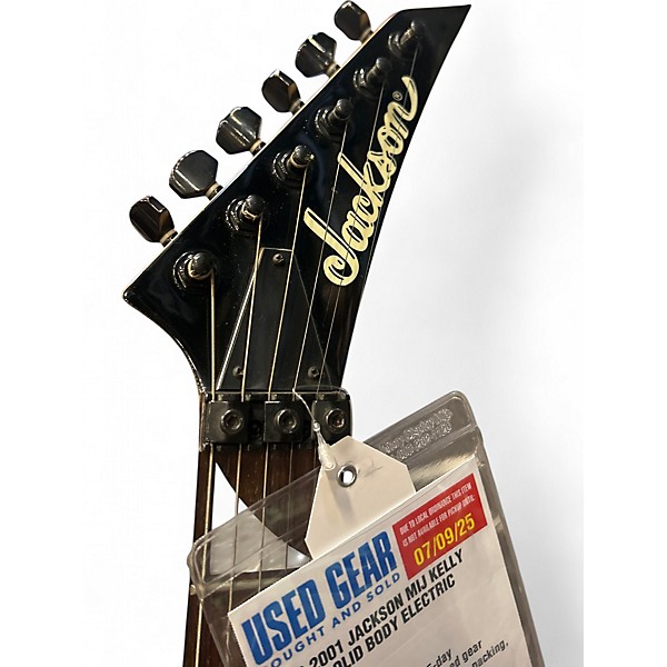 Used 2001 Jackson MIJ Kelly Black Solid Body Electric Guitar