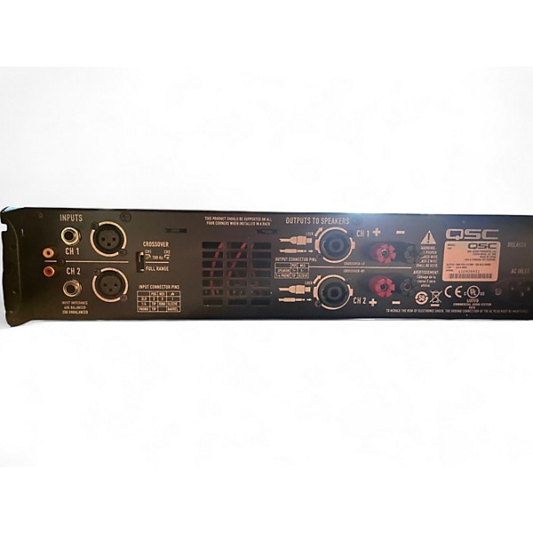 QSC GX5 パワーアンプ【ジャンク】 Used QSC GX5 Power Amp | Guitar Center