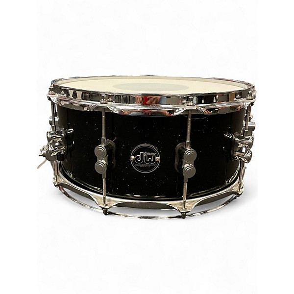 Used DW 5 Piece Performance Series black mirra Drum Kit