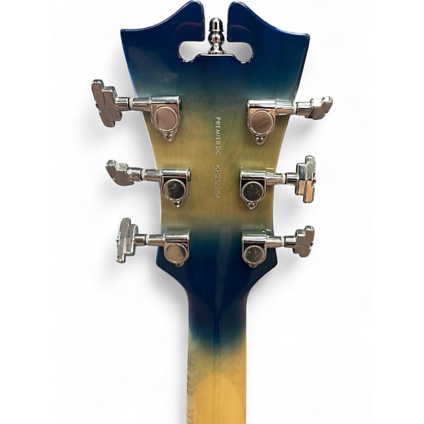 Used D'Angelico DAPDCBKBCSCB9EX Blue Burst Hollow Body Electric Guitar