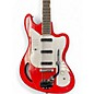 Used Eastwood TB64 Fiesta Red Electric Bass Guitar