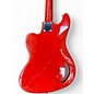 Used Eastwood TB64 Fiesta Red Electric Bass Guitar