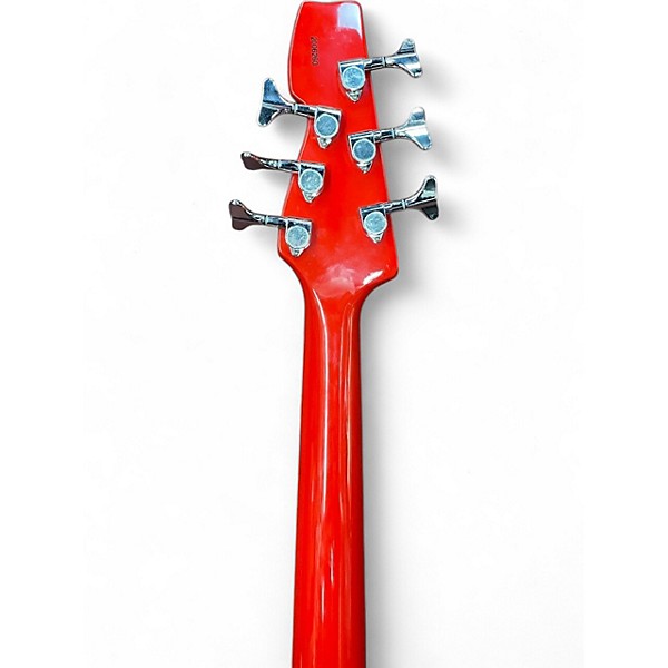 Used Eastwood TB64 Fiesta Red Electric Bass Guitar
