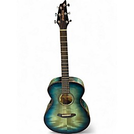 Used Breedlove Oregon All-Myrtlewood Limited-Edition Concert Lagoon Acoustic Electric Guitar