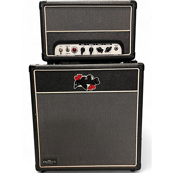 Used Crate BLACKHEART HEAD AND CAB Guitar Stack