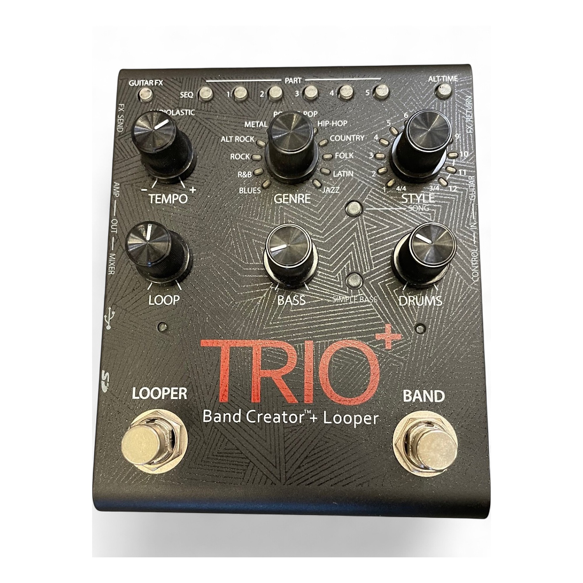 Used DigiTech Trio+ Band Creator Plus Looper Pedal | Guitar