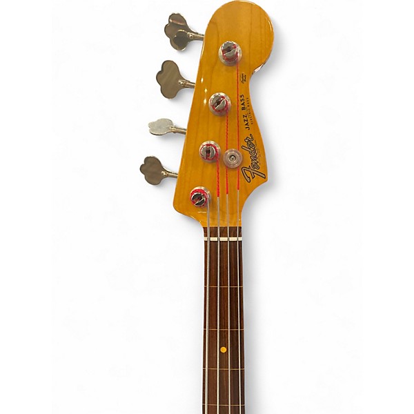 Used Fender Jaco Pastorius Signature Fretless Jazz Bass 2 Color Sunburst Electric Bass Guitar