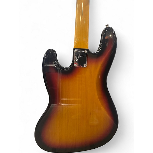 Used Fender Jaco Pastorius Signature Fretless Jazz Bass 2 Color Sunburst Electric Bass Guitar