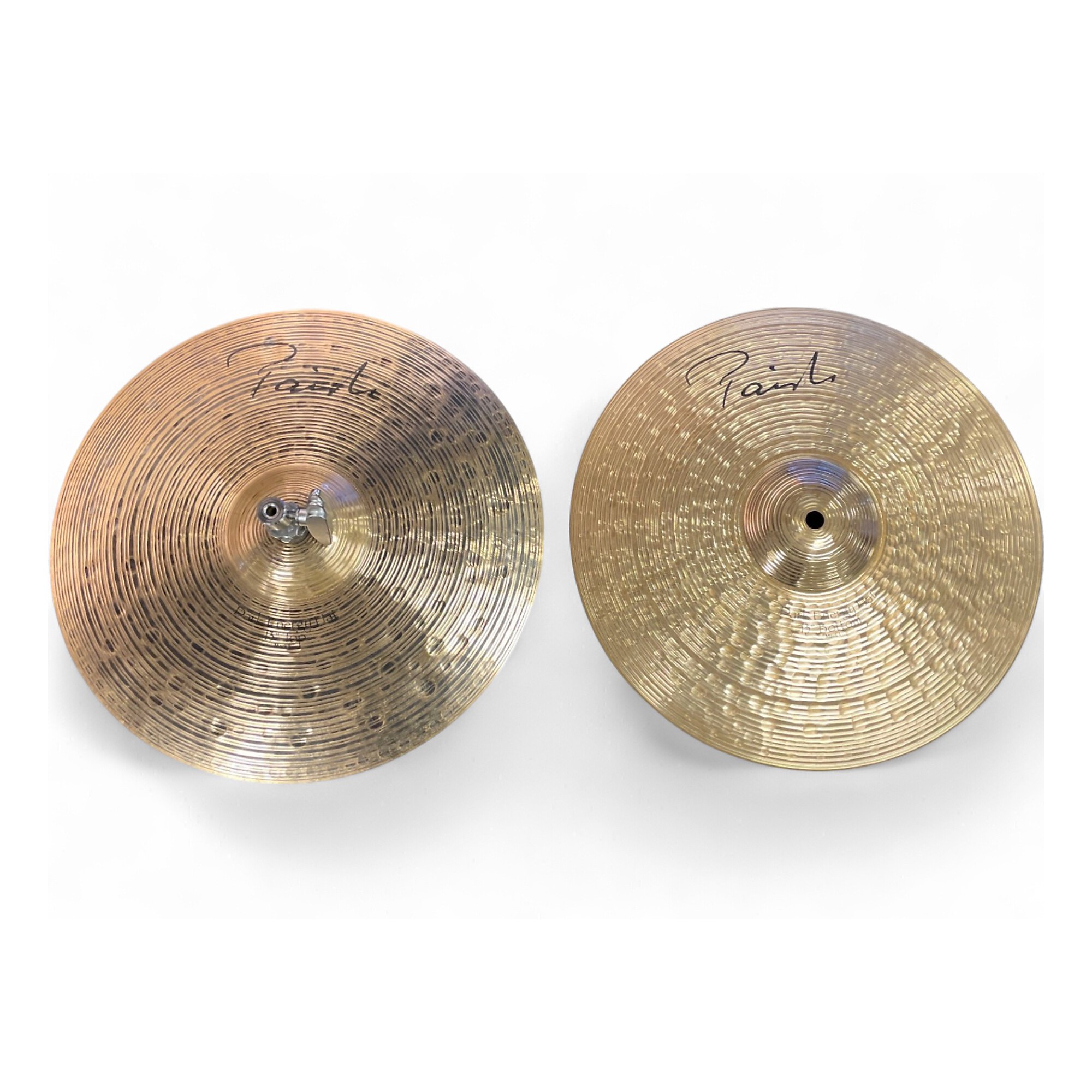 Used Paiste 13in Signature Dark Energy Hi Hat Pair Cymbal 31