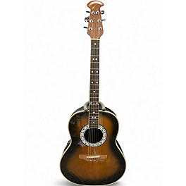 Used Ovation CC67 CELEBRITY Brown Acoustic Electric Guitar