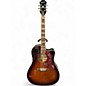 Used 2025 Epiphone Hummingbird Tobacco Sunburst Acoustic Guitar