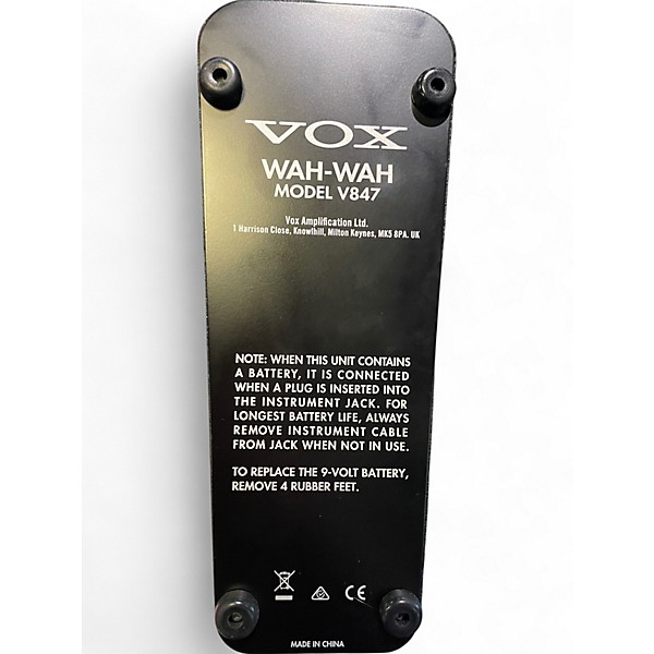 Vox Wah-Wah Model V847 REV .2 Effects Pedal Made In USA | eBay