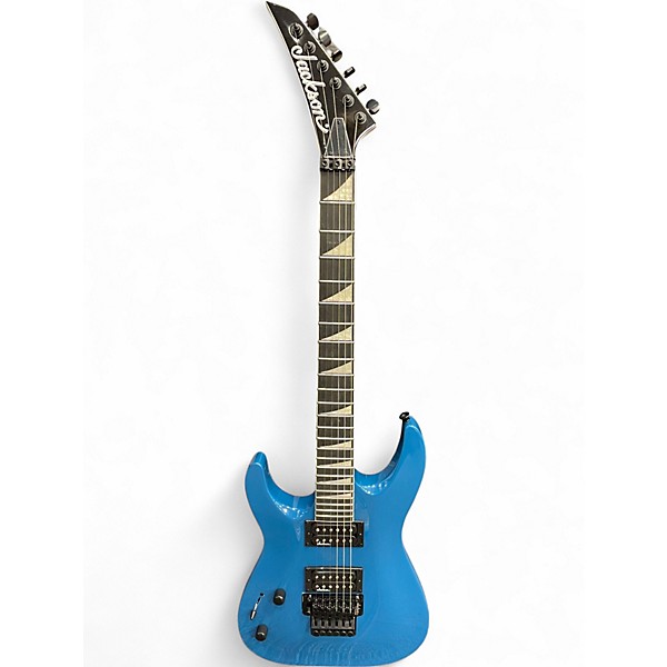 Used Jackson JS32 Dinky Left Handed Blue Electric Guitar