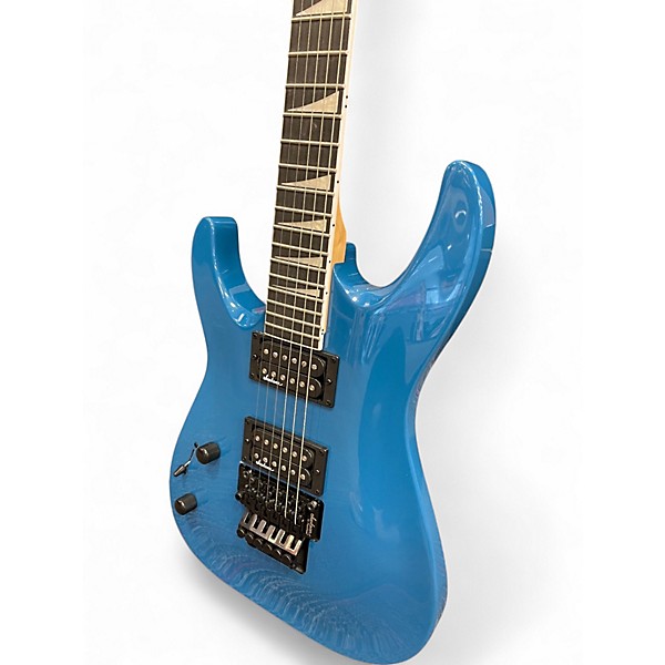 Used Jackson JS32 Dinky Left Handed Blue Electric Guitar