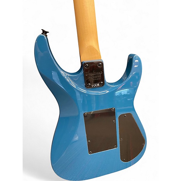 Used Jackson JS32 Dinky Left Handed Blue Electric Guitar