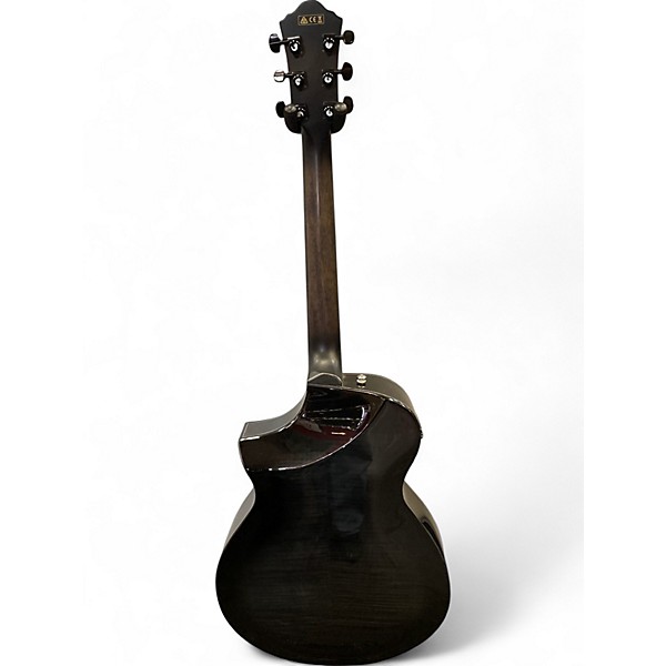 Used Ibanez aewC400-TKS Black Acoustic Electric Guitar