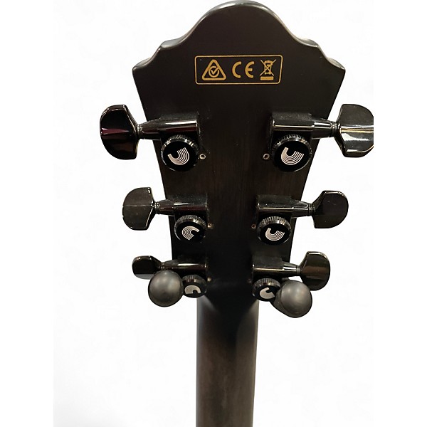 Used Ibanez aewC400-TKS Black Acoustic Electric Guitar