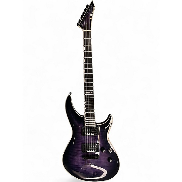 Used ESP E-II Horizon 3 Purple Solid Body Electric Guitar