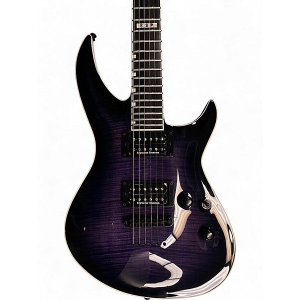 Used ESP E-II Horizon 3 Purple Solid Body Electric Guitar