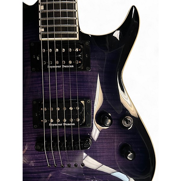 Used ESP E-II Horizon 3 Purple Solid Body Electric Guitar