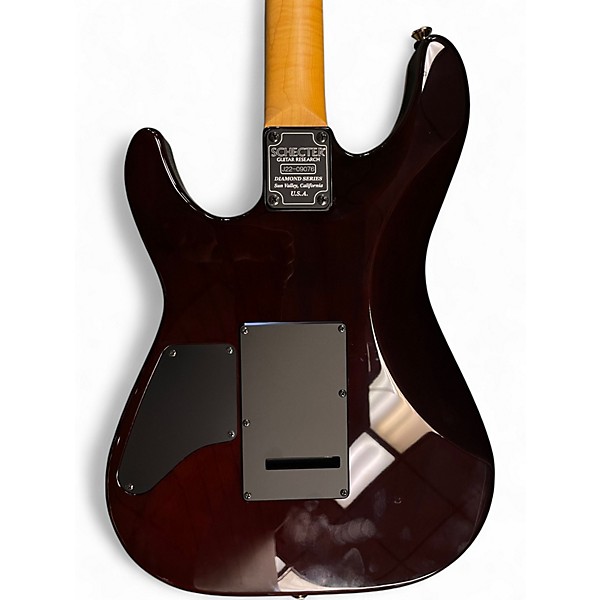 Used Schecter Guitar Research CALIFORNIA CLASSIC TRANSPARENT AMBER Solid Body Electric Guitar