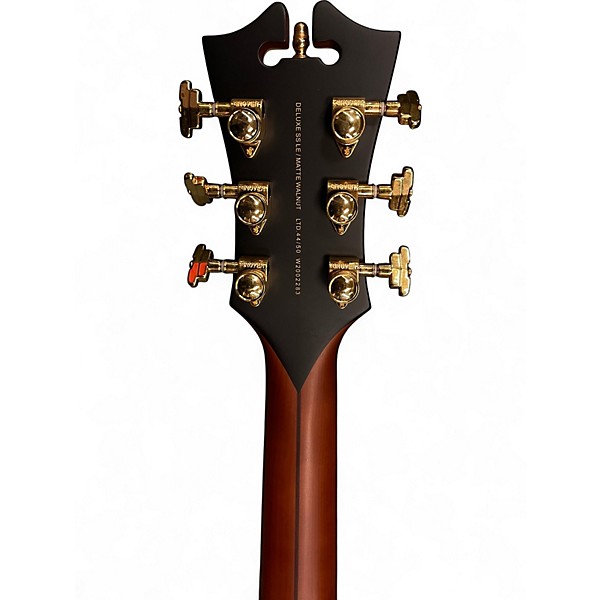 Used D'Angelico SS LIMITED SATIN BROWN BURST Hollow Body Electric Guitar