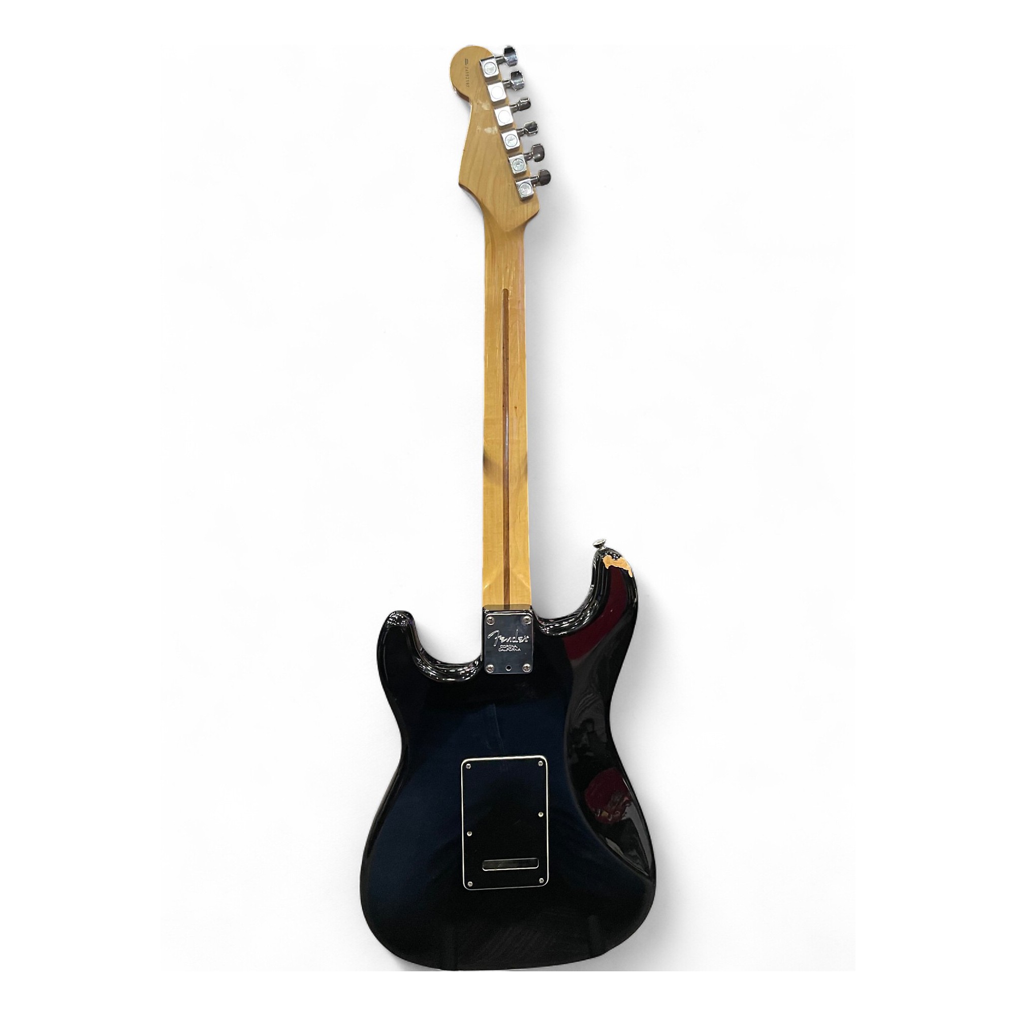 Used 2004 Fender American Standard Stratocaster Black Solid Body
