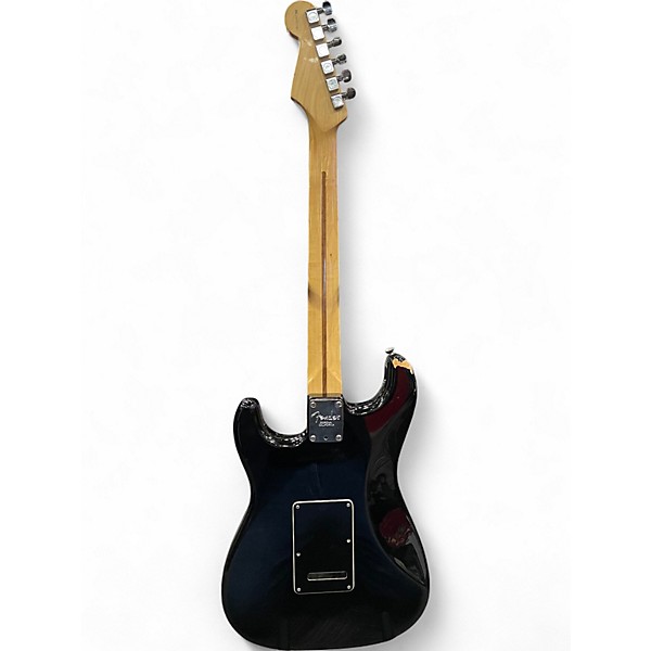 Used 2004 Fender American Standard Stratocaster Black Solid Body Electric Guitar