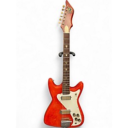 Vintage 1965 Kay K332 Faded Cherry Solid Body Electric Guitar