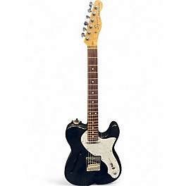 Used Squier Classic Vibe Telecaster Thinline Black Hollow Body Electric Guitar