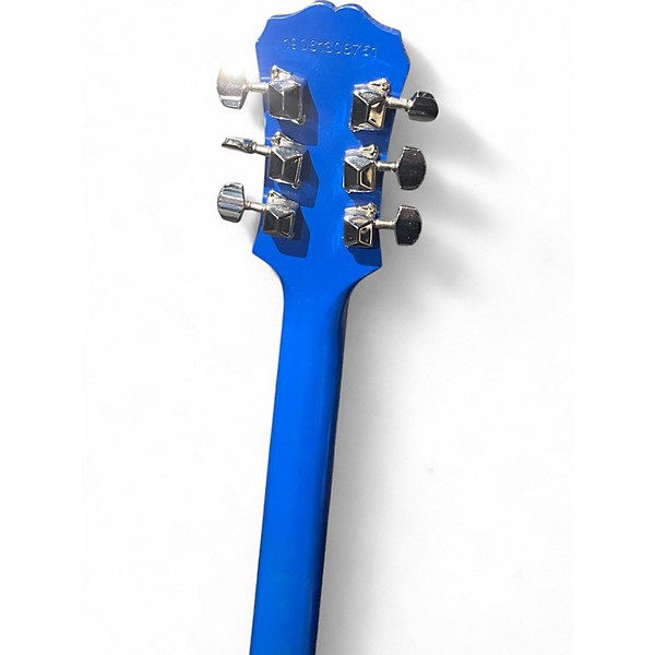 Used Grote LP style Blue Solid Body Electric Guitar