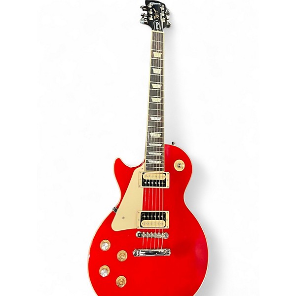 Used 2022 Gibson Les Paul Classic Candy Apple Red Solid Body Electric Guitar