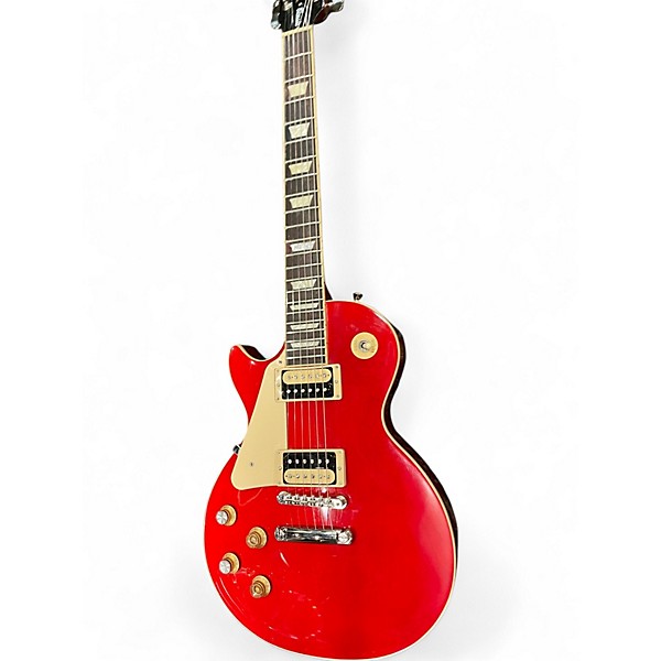 Used 2022 Gibson Les Paul Classic Candy Apple Red Solid Body