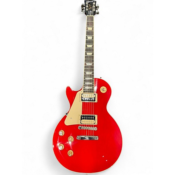 Used 2022 Gibson Les Paul Classic Candy Apple Red Solid Body Electric Guitar