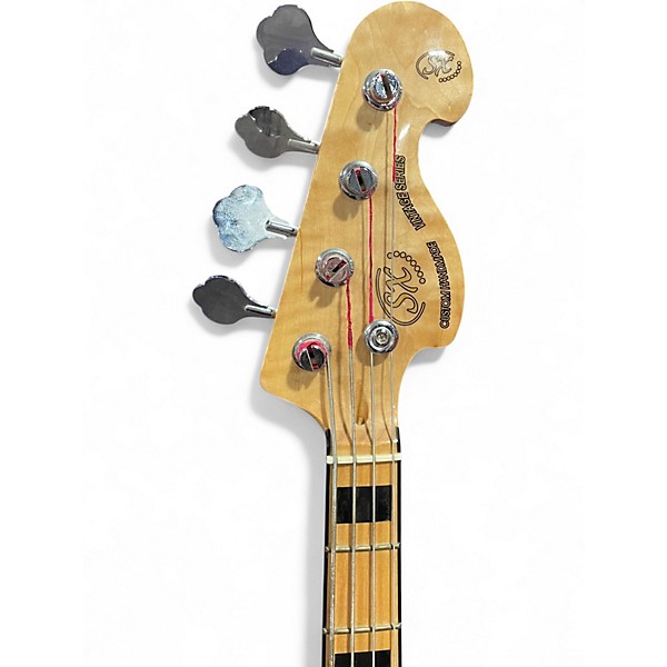 Used SX Vintage Series Jazz Bass Natural Electric Bass