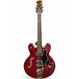 Vintage 1960s Ovation TORNADO Red Hollow Body Electric Guitar